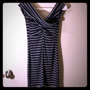 Navy dress,  Cotton, stretchy